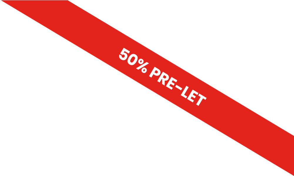 50% PRE-LET